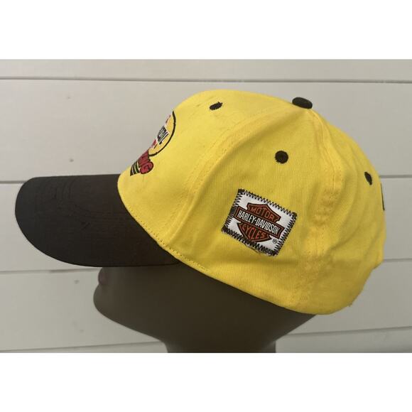 Pennzoil Racing Yellow NASCAR Rock Point Strap Back Hat Cap Adjustable - Picture 4 of 7